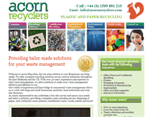 Tablet Screenshot of acornrecyclers.com
